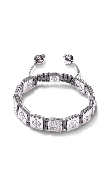 SHAMBALLA JEWELS Bracelet White Diamond Lock 34870 chez Quantième à Casablanca (Maroc)